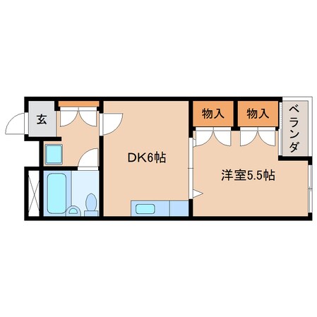 静岡駅 バス20分  水道町北下車：停歩3分 3階の物件間取画像